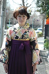 袴ご着用のお客様です