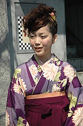 卒業式ハカマご着用のお客様です