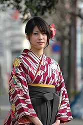 袴ご着用のお客様です