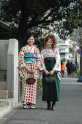 袴ご着用のお客様です