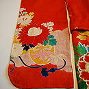 菊花檜扇文様祝い着