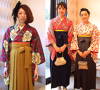 3月6日袴レンタルのお客様2