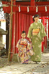 七五三記念写真