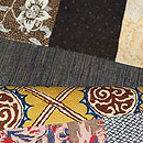 和更紗寄せ裂名古屋帯　質感・風合