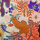 四季の花々唐織丸帯