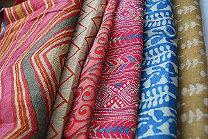 インドで仕入れた布