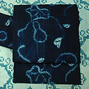 瓢箪に葉の図名古屋帯