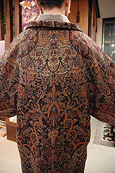 カシミール織りコート