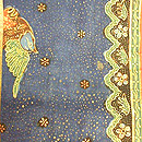 バティック金更紗名古屋帯