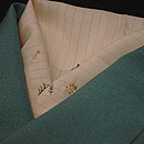 ビーズ刺繍絽半衿