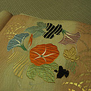 朝顔の帯と着物