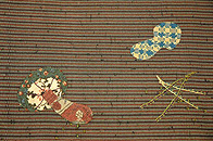 灯屋２創作きのこ名古屋帯