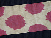 赤水玉アドラス名古屋帯