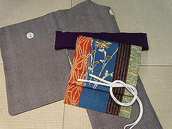 江戸裂寄せ切れ帯