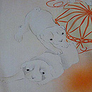 江戸小紋羽織　羽裏