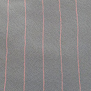 よろけ縞縮緬袷