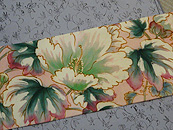 牡丹染名古屋帯