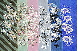 アンティークの刺繍半衿