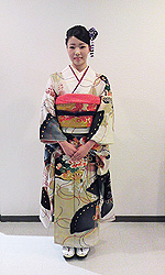 とびきりの一着で記念写真を