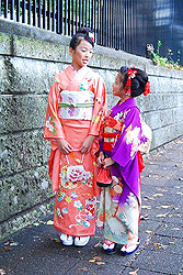 七五三、お姉様の着物も人気です!