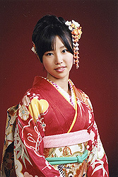 振袖姿のお嬢様