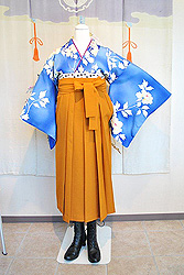 芍薬文様ぼかし小紋