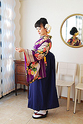 卒業式のお客様