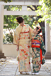 七五三、お母様もご一緒に