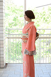 夏着物でお出かけ！