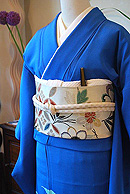 珍しい桃文様の色留袖！