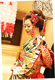 モダンな婚礼衣装、お客様からのお写真のご紹介