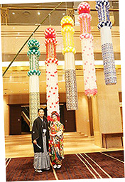 モダンな婚礼衣装、お客様からのお写真のご紹介