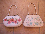 レトロなアンティークビーズバッグ