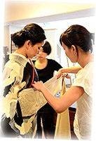 6月の結婚式。お支度編