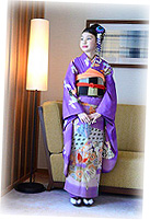 十三参りの晴れ着