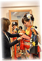 婚礼のお着付け