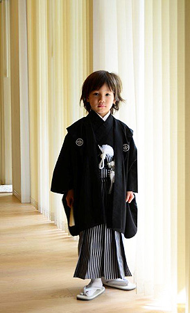 【七五三に】5歳　男の子　羽織袴　シンプル