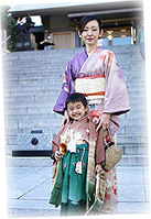 アンティーク着物で過ごす七五三の一日