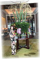 お着物でお食事会へ