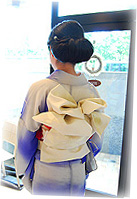 季節感溢れる単衣の訪問着