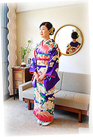 優雅で華やかな訪問着のお客様