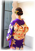 優雅で華やかな訪問着のお客様