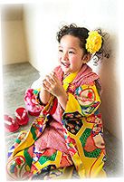 宝尽くし文様祝い着