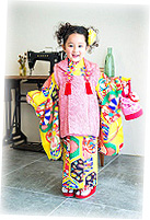 宝尽くし文様祝い着