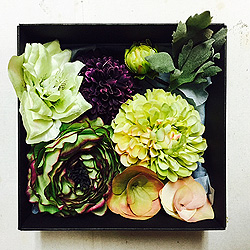 本物のお花みたいな髪飾り