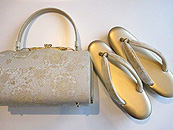 セットのバッグとお草履！