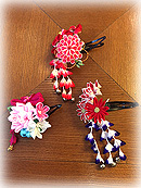 3歳女の子用の髪飾り