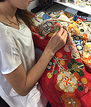 着物のメンテナンス風景