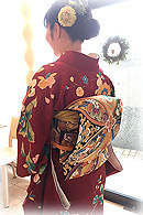 訪問着のお客様