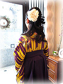 クラシカルな女学生風！矢羽根文様の袴